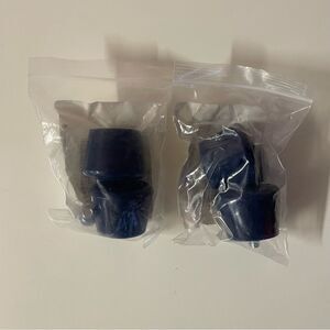 C7 Skates Navy Blue Roller Skate Stoppers NIP